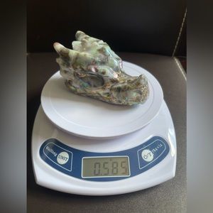 Rainbow Sphalerite Dragon Head. 0.585 lb, 265 gr, 11 oz